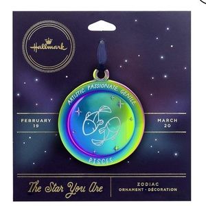 Hallmark Pisces Ornament The Star Pisces Zodiac Astrological Sign Metal NWT